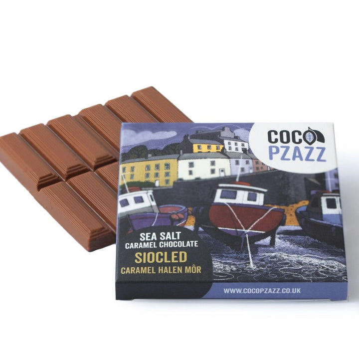 Chris Neale: Boats - Sea Salt Caramel Milk Chocolate Bar