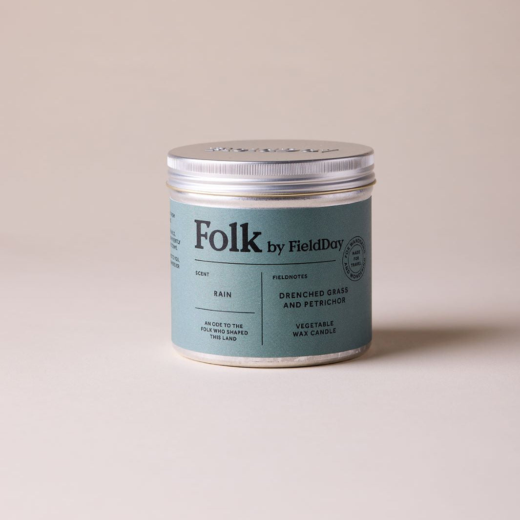 Folk Tin Candle