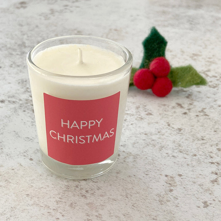 Happy Christmas Votive