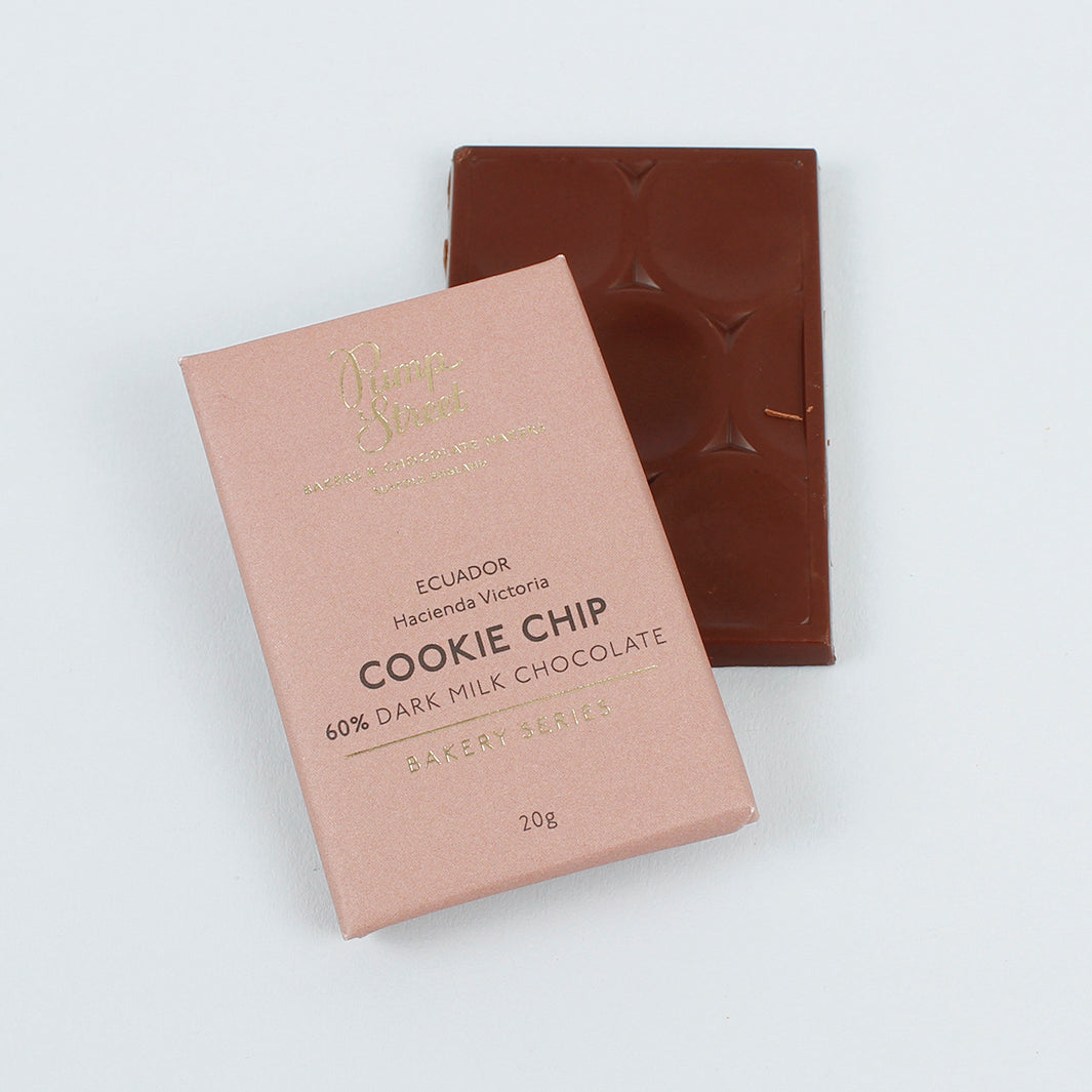 Pump Street Chocolate | Cookie Chip 60% Dark Milk Chocolate Bar