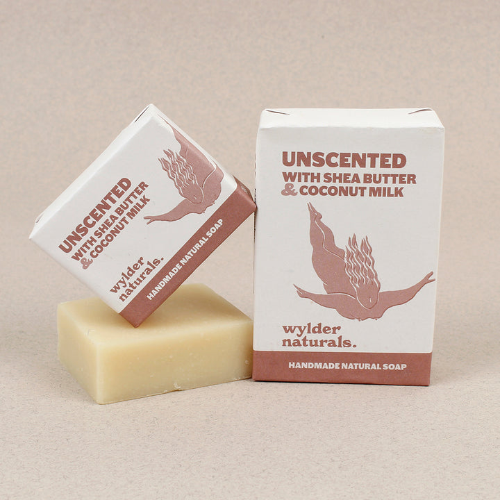 Natural Soap Bar - Unscented with Shea & Coconut - The Natural Gift Company