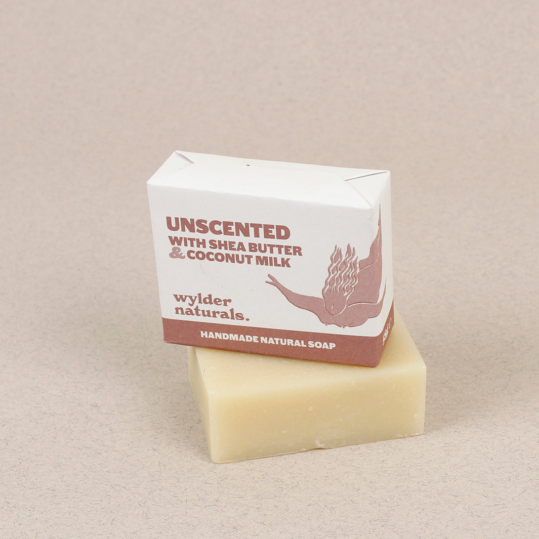Natural Soap Bar - Unscented with Shea & Coconut - The Natural Gift Company