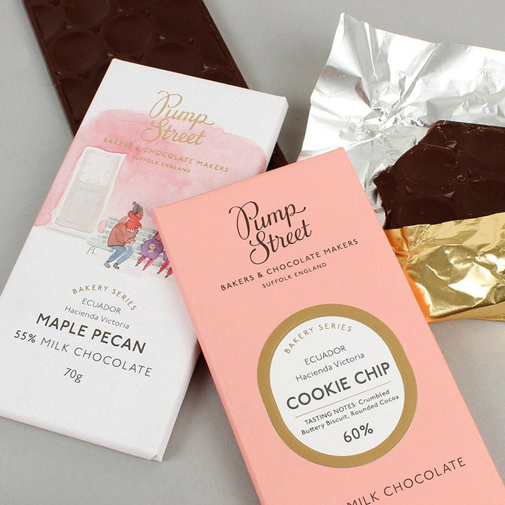 Maple Pecan 55% Milk Chocolate Bar - Green Tulip