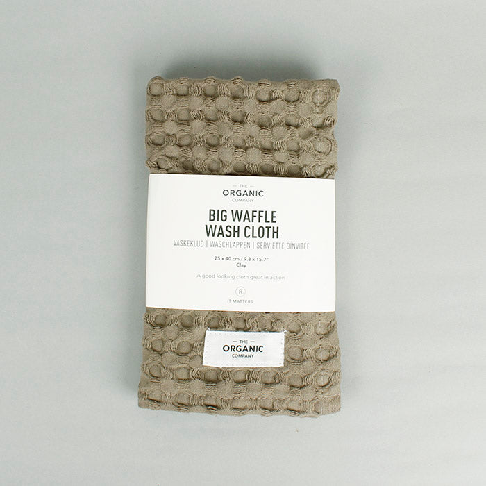 Waffle Wash Cloth - Clay - The Natural Gift Company