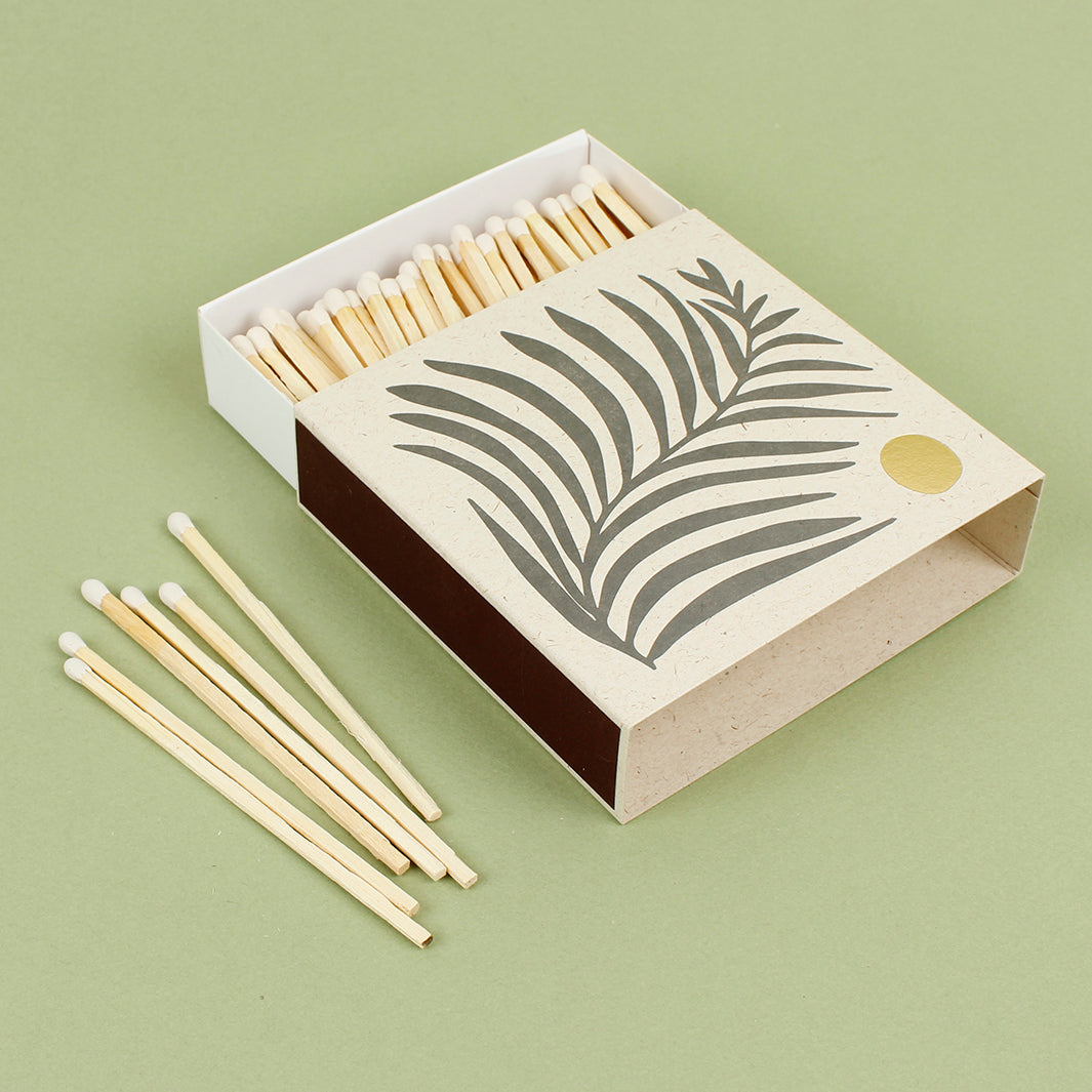 Square Matchbox - 125 Extra Long Matches - The Natural Gift Company