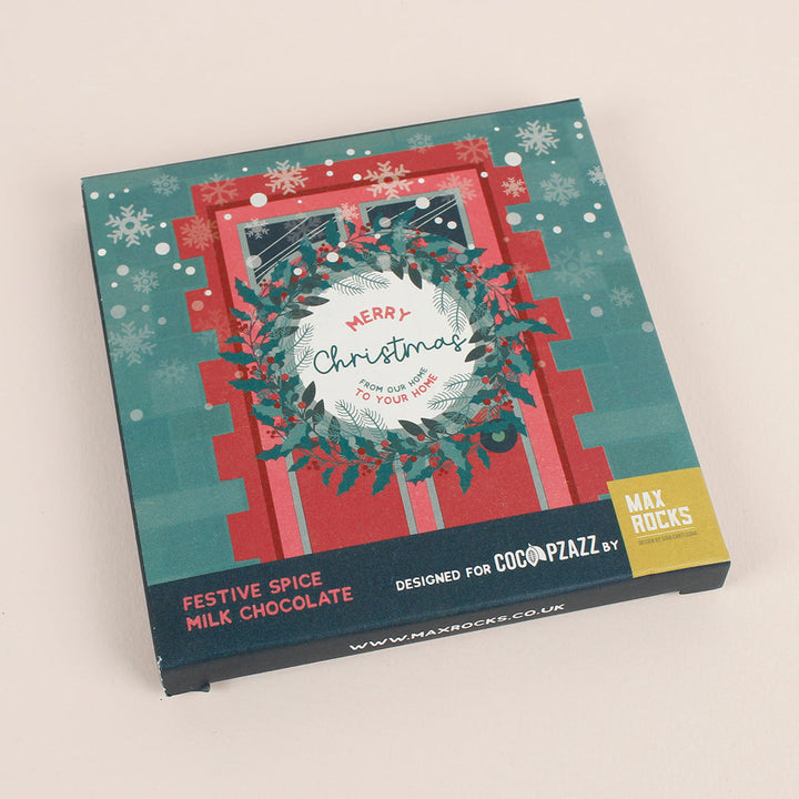 Max Rocks: Festive Spice Milk Chocolate Bar