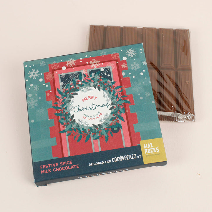Max Rocks: Festive Spice Milk Chocolate Bar
