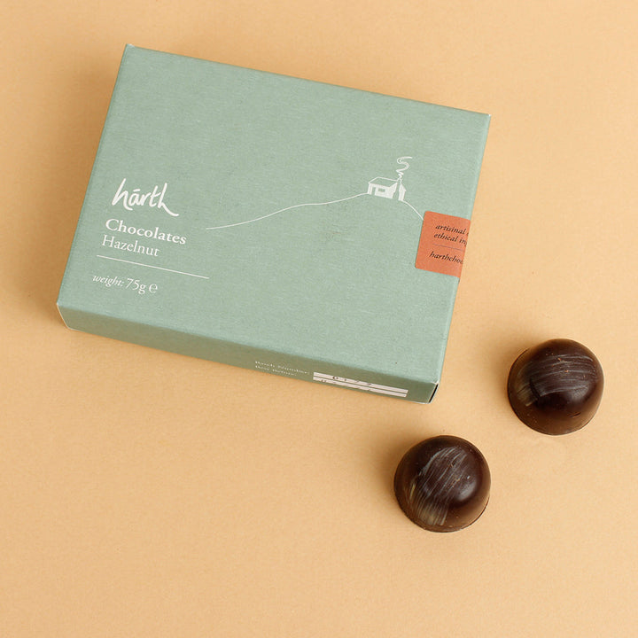 Dark Chocolate Hazelnut Truffles - Box of 6
