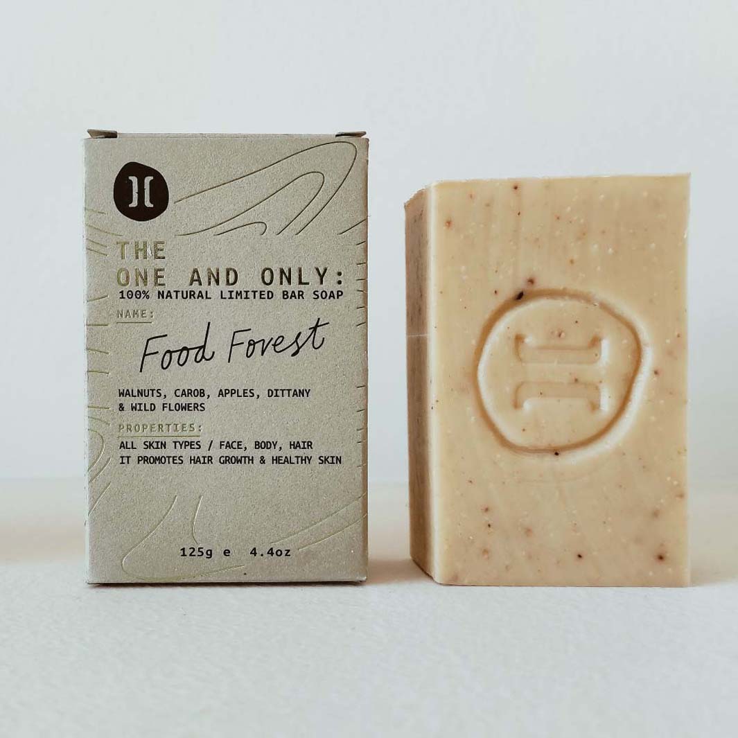 'The One And Only' Olive Oil Soap Bar: Food Forest - The Natural Gift Company