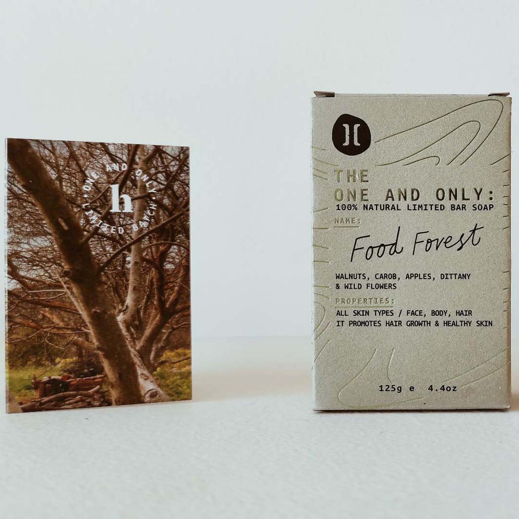 'The One And Only' Olive Oil Soap Bar: Food Forest - The Natural Gift Company