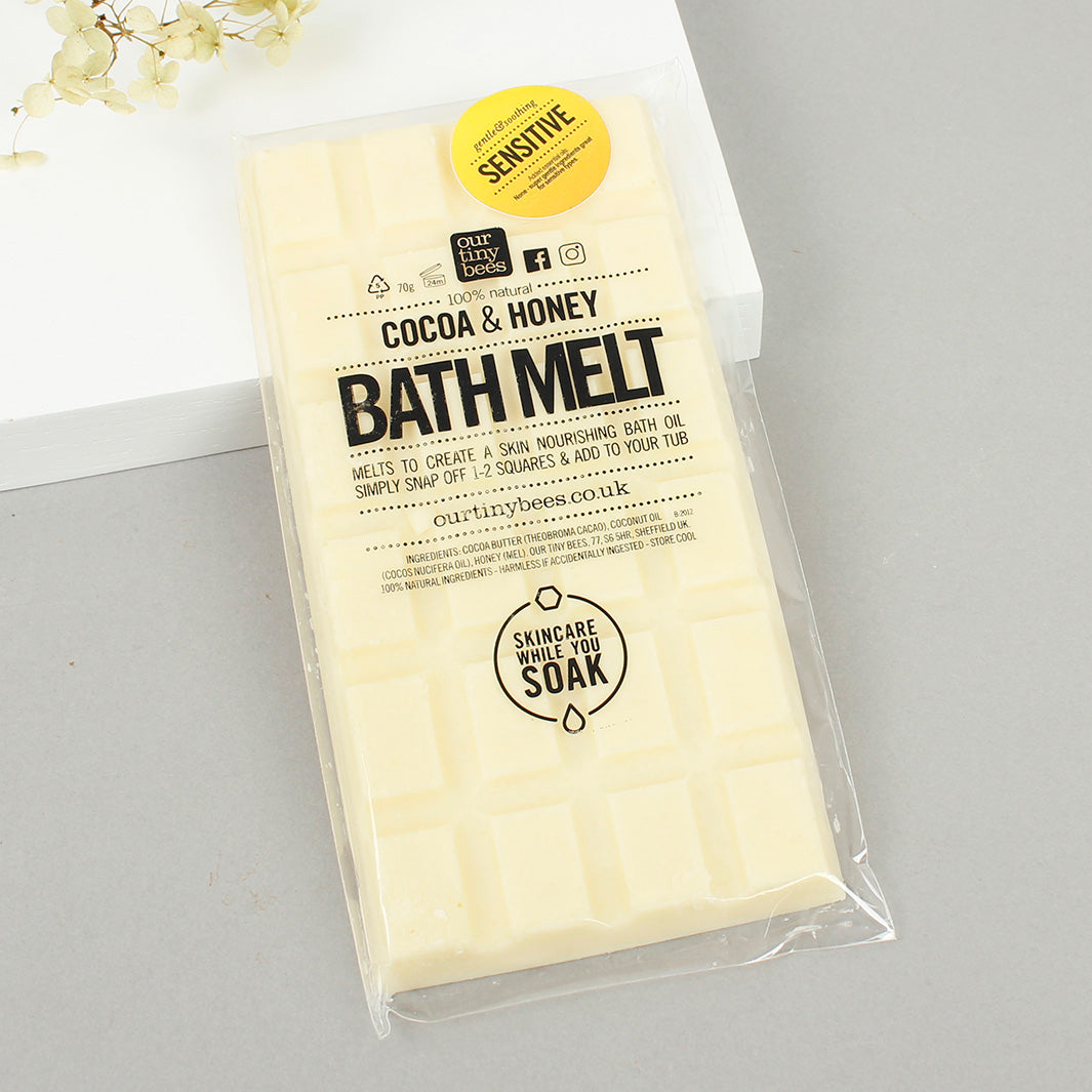 Sensitive Honey Bath Melt Bar - The Natural Gift Company