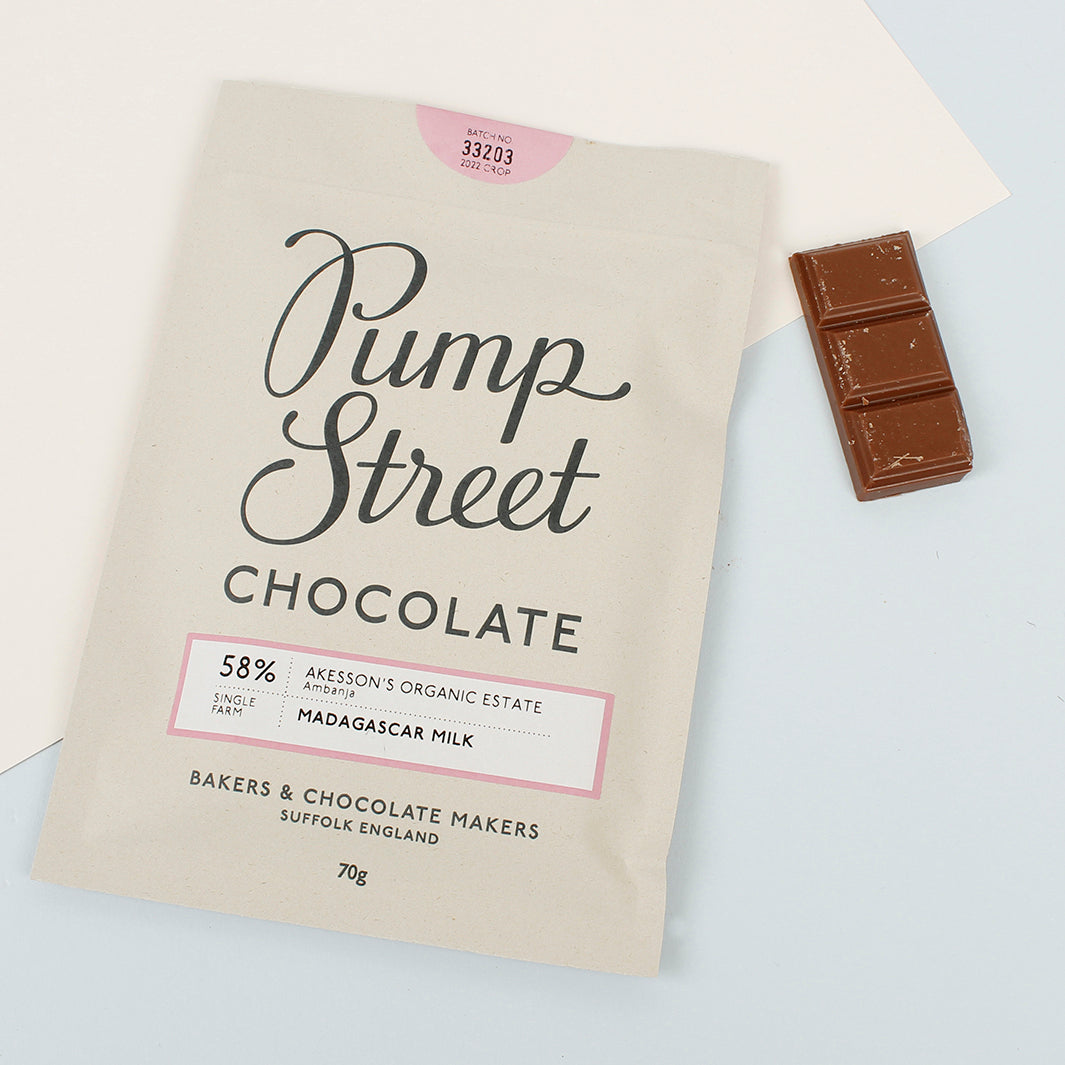 Madagascar Milk 58% Chocolate Bar - The Natural Gift Company