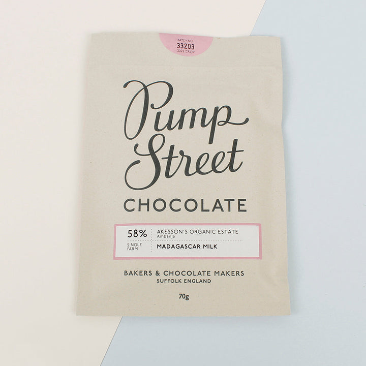 Madagascar Milk 58% Chocolate Bar - The Natural Gift Company