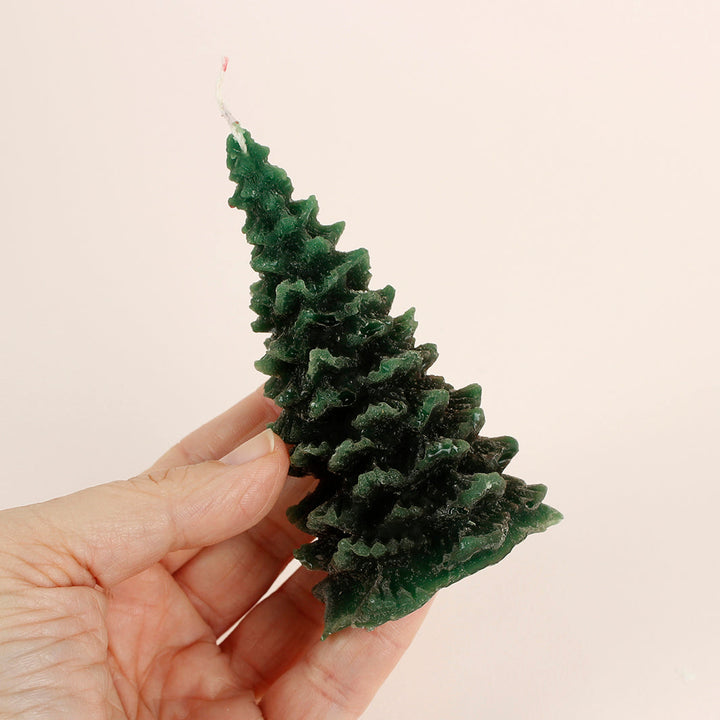 Nordic Spruce & Holly Christmas Tree Candle