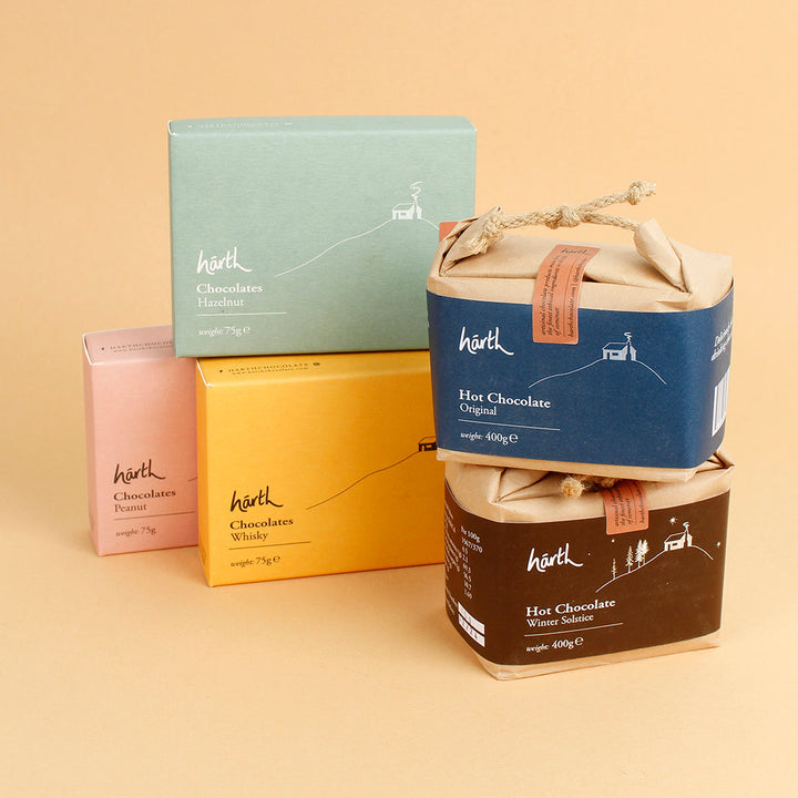 Dark Chocolate Hazelnut Truffles - Box of 6