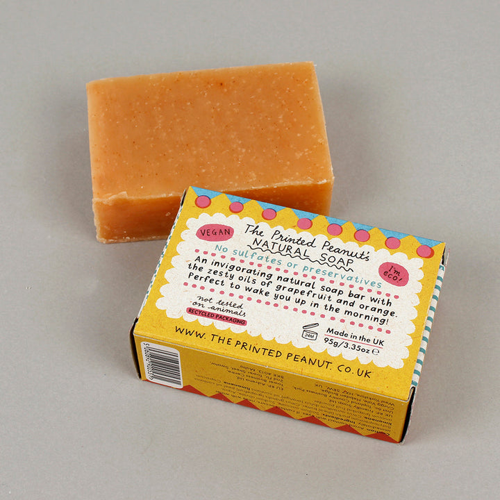 Sunshine Orange & Grapefruit Soap Bar - The Natural Gift Company